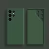 Original Liquid Silicone Case For Samsung Galaxy S24 S23 S22 S21 S25 Ultra A55 A54 A34 A14 A53 A52 Phone Accessories Soft Cover - Cangling Green